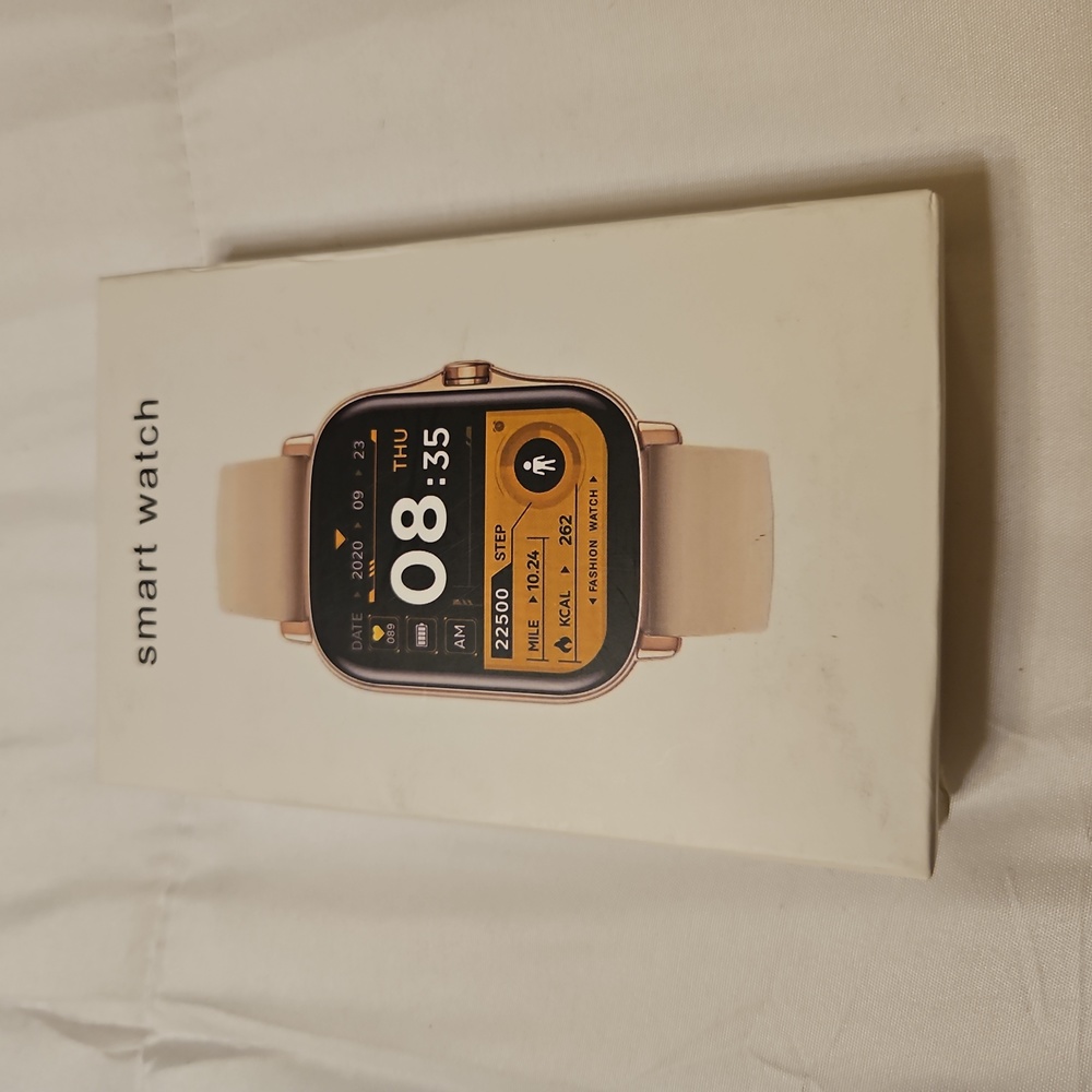 Active Brand New Safety Health Smartwatch, 2 pink bands , magnetic charger